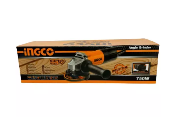 Ingco 750W (4 Inch) Corded Electric Angle Grinder, AG750282 3