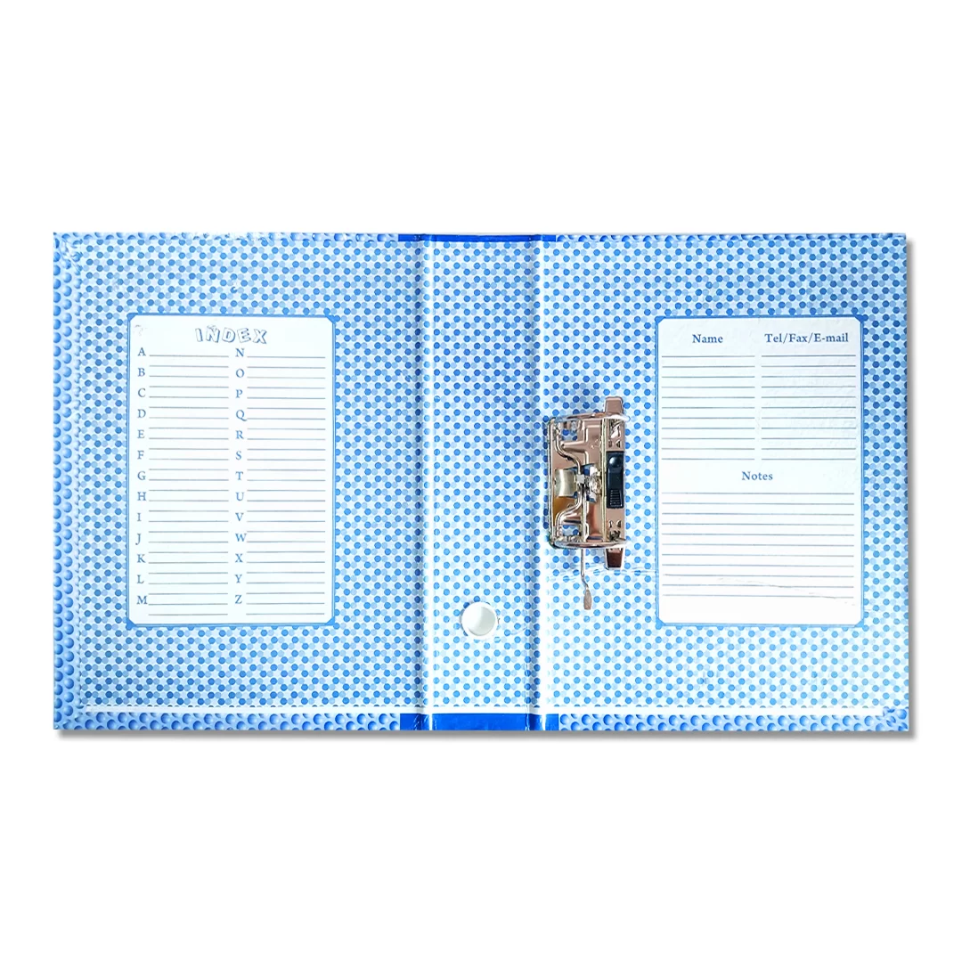 Cardboard Office Lever Arch Binder Box File Folder Laminated Box File Best for A4, Legal, Letter Size (Blue) - PACK OF 5(Cardboard Office Lever Arch Binder Box File) 3