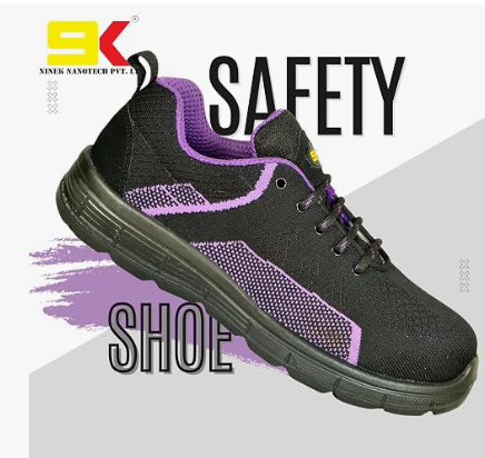 9K Nine-k Supreme SD – Safety Shoe with 200J Impact Protection, Lightweight Polycarbonate Toe, Oil, Acid & Heat Resistant, Cushioned Comfort for Al 2