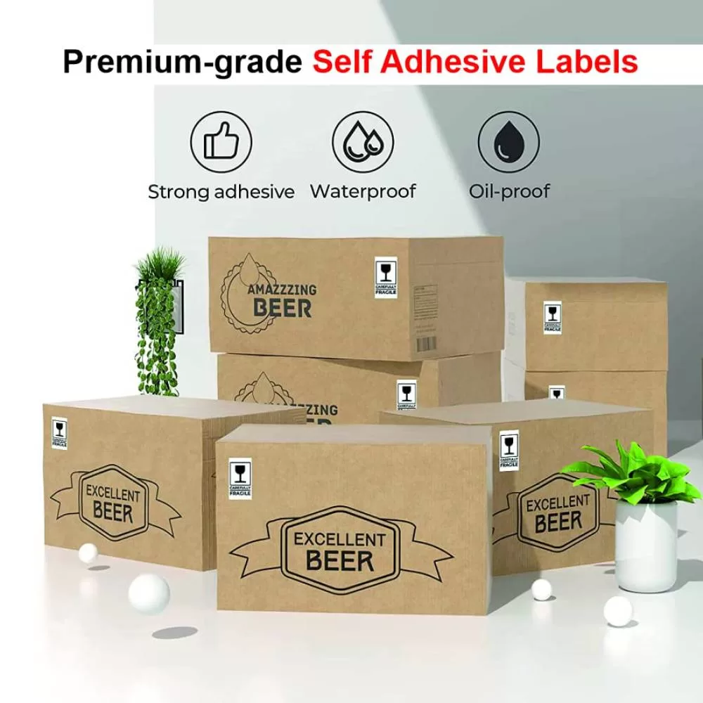Sticker Paper A4 Size Pack of 100 sheets (1 Labels in 1 Sheet | 100 Labels) – Strong Gum 4