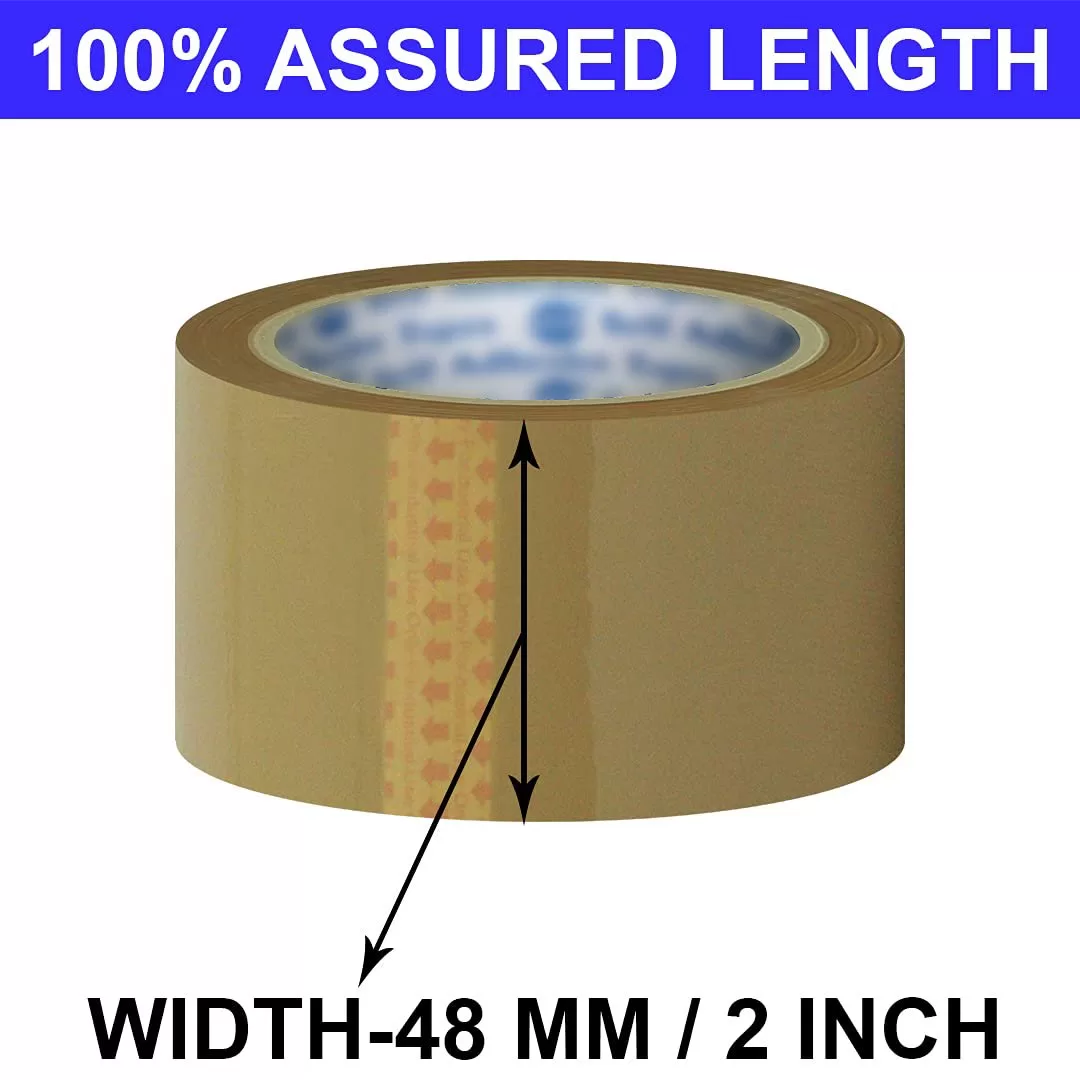 Adhesive Brown Tape | 2 Inch (48 MM) x 55 Meters | Self-Adhesive Packaging Tape(pack of 4) 3