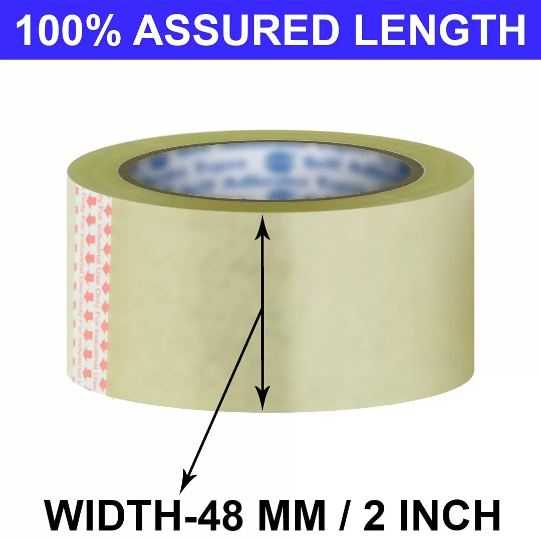 Adhesive 2 Inch, 65, Meters, 48 MM ,Tape Self Adhesive High-Strength Packing Tape Rolls, Packaging Tape(pack of 5) 3