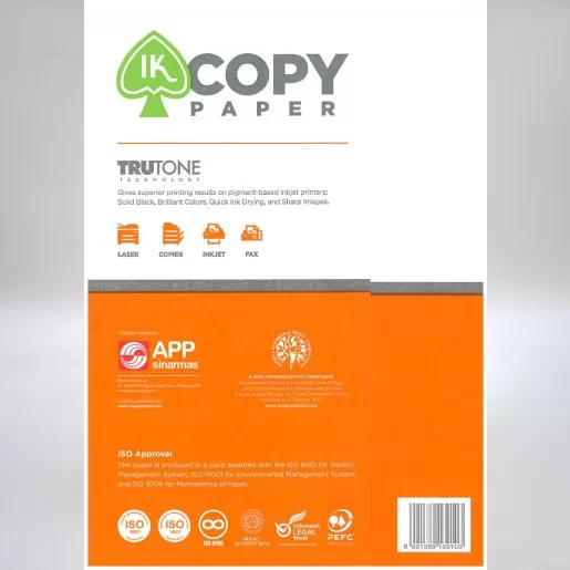 IK A4 Copier Paper, 75 GSM, 1 Ream (500 Sheet) Eco Friendly Multipurpose Printing and Photocopy Paper 2