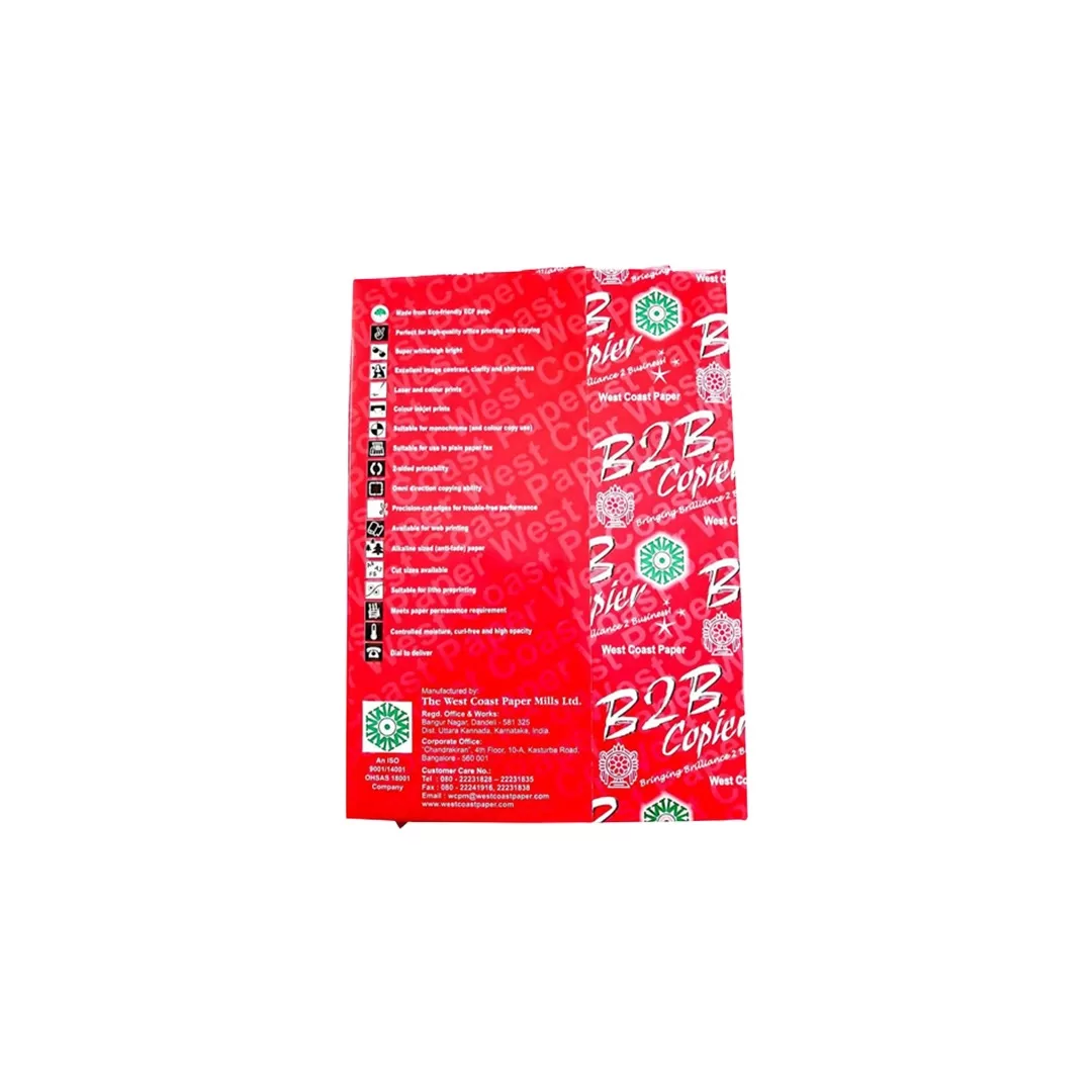 B2B A5 Size (Half Paper) 70 GSM 500 Sheet 1 Ream – (Pack of 5) 3