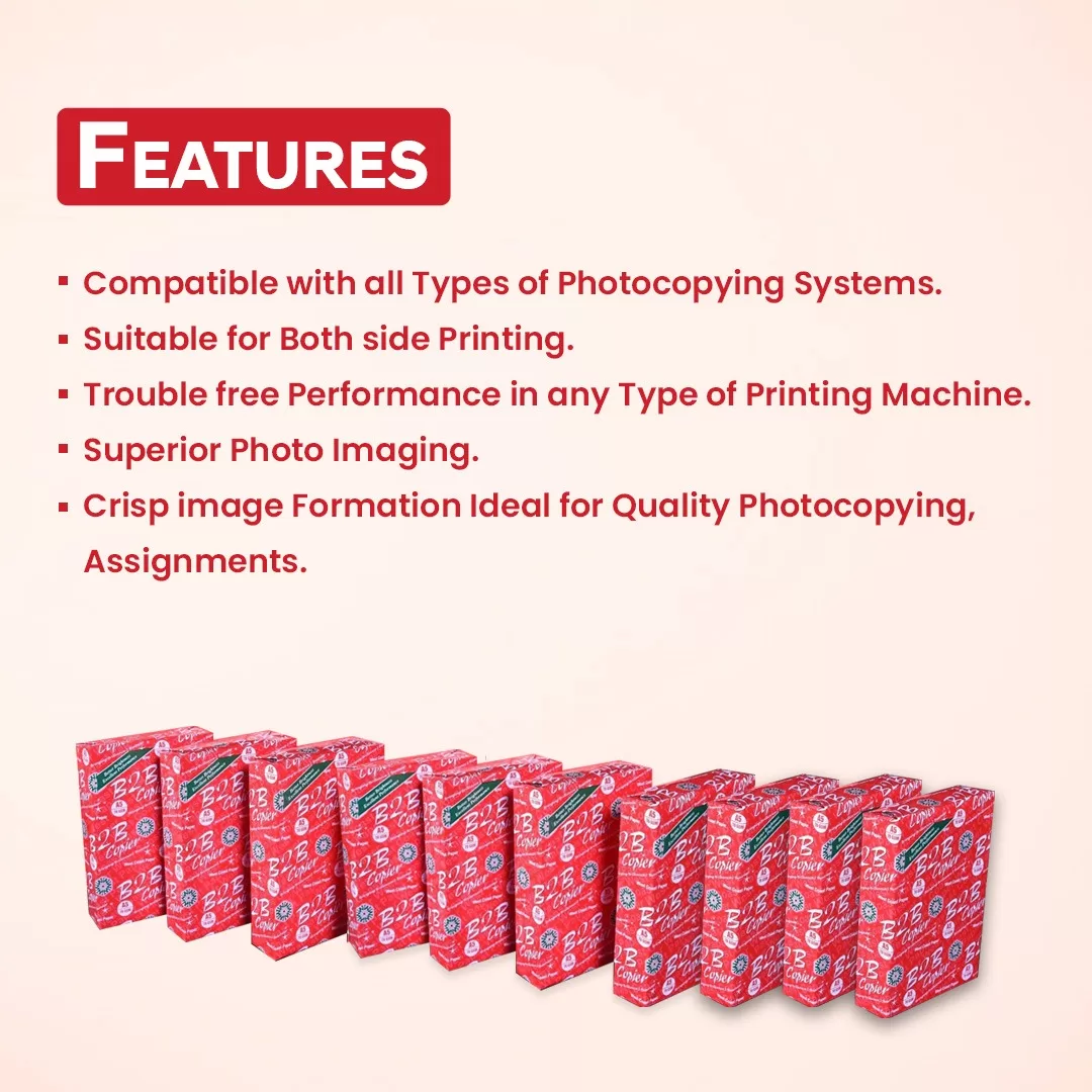 B2B A5 Size (Half Paper) 70 GSM 500 Sheet 1 Ream – (Pack of 5) 4