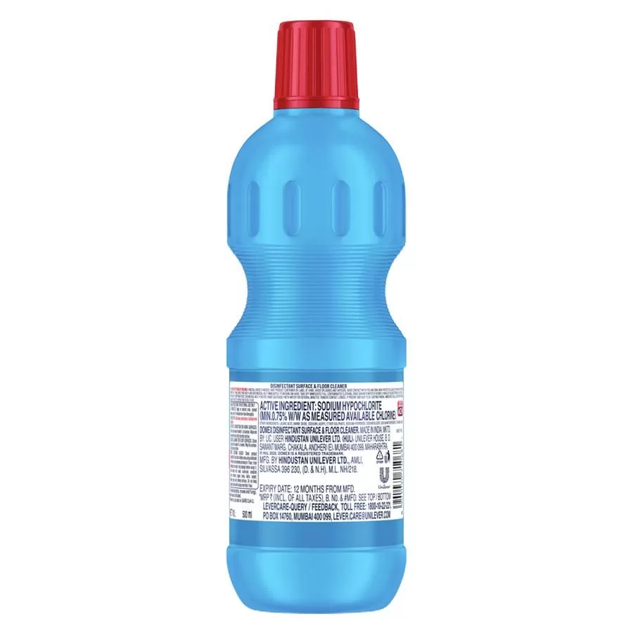 Domex Floor Cleaner | 500ml Each | Kills 99.99% Germs | Powerful Stain Removal | Fresh Fragrance | Multi-Surface Use(Pack of 3) 3