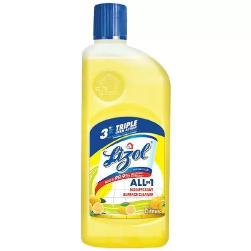 Lizol Disinfectent Surface Cleaner Citrus 500ml(Pack of 2) 2