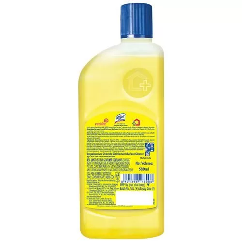Lizol Disinfectent Surface Cleaner Citrus 500ml(Pack of 2) 3