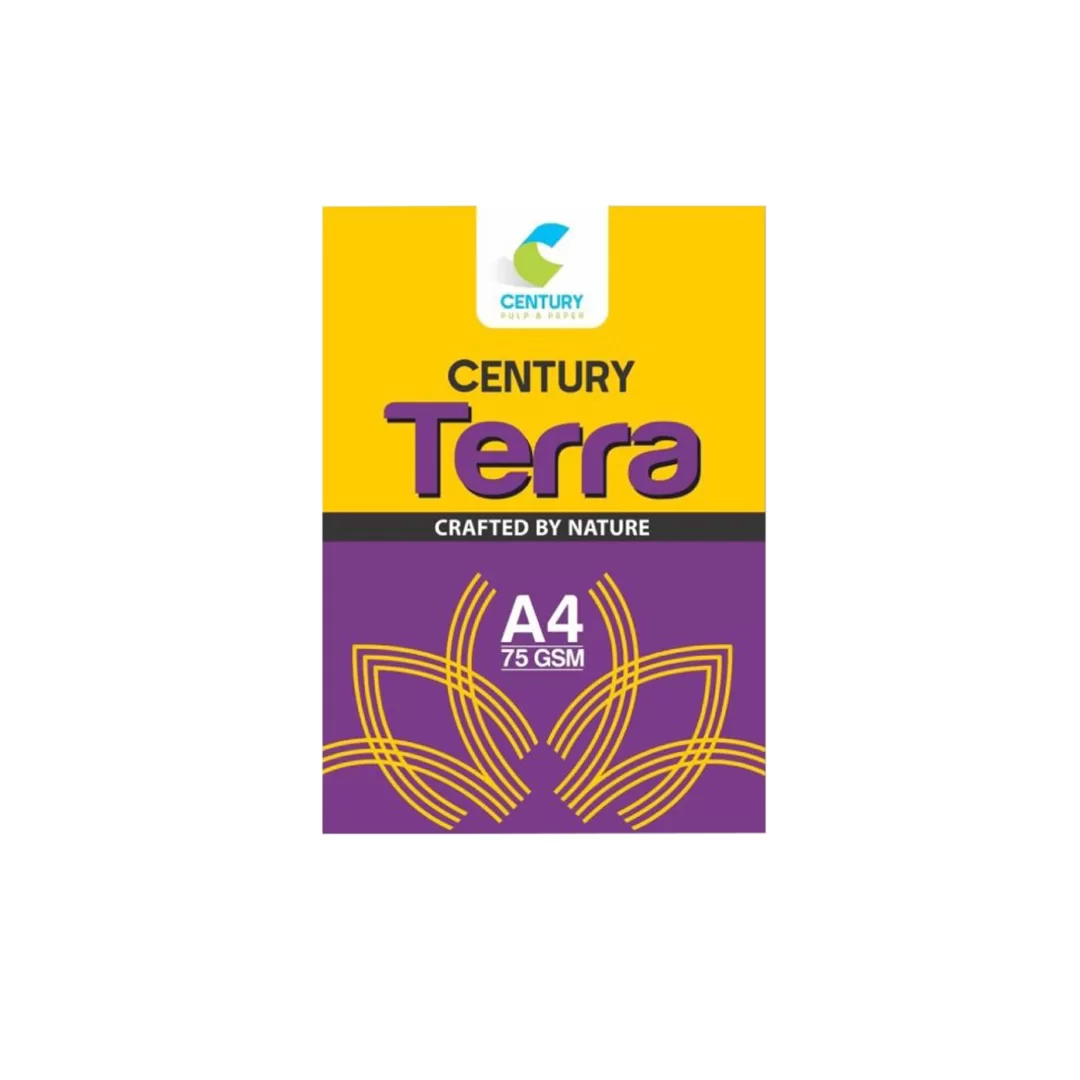 Century Terra A4 Size 75 GSM Copier Paper 1 Ream 500 Sheets – (Pack of 10) 2