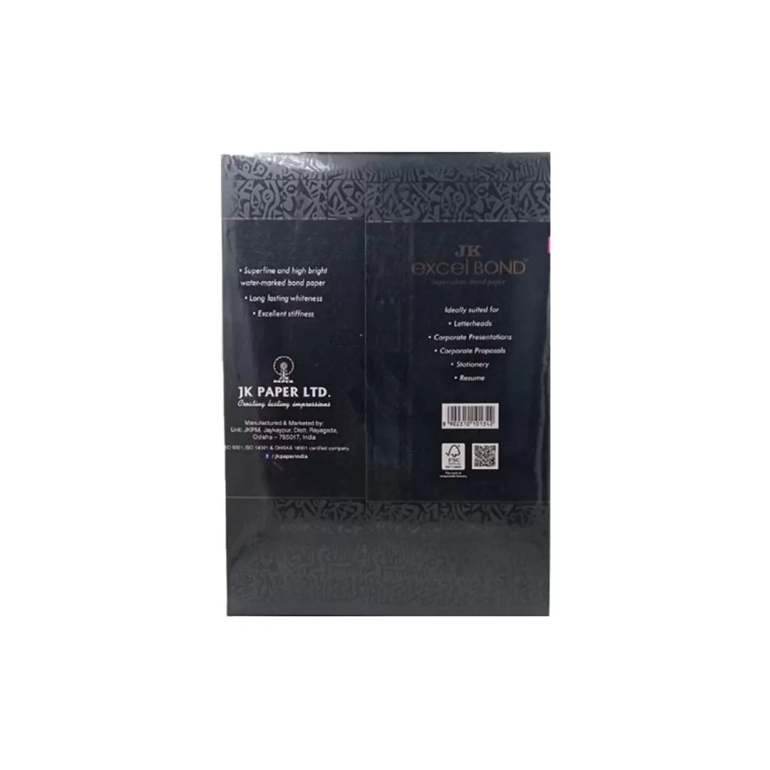 JK Excel Bond Paper A4 Size 85 GSM 1 Ream 500 Sheets – (Pack of 5) 3