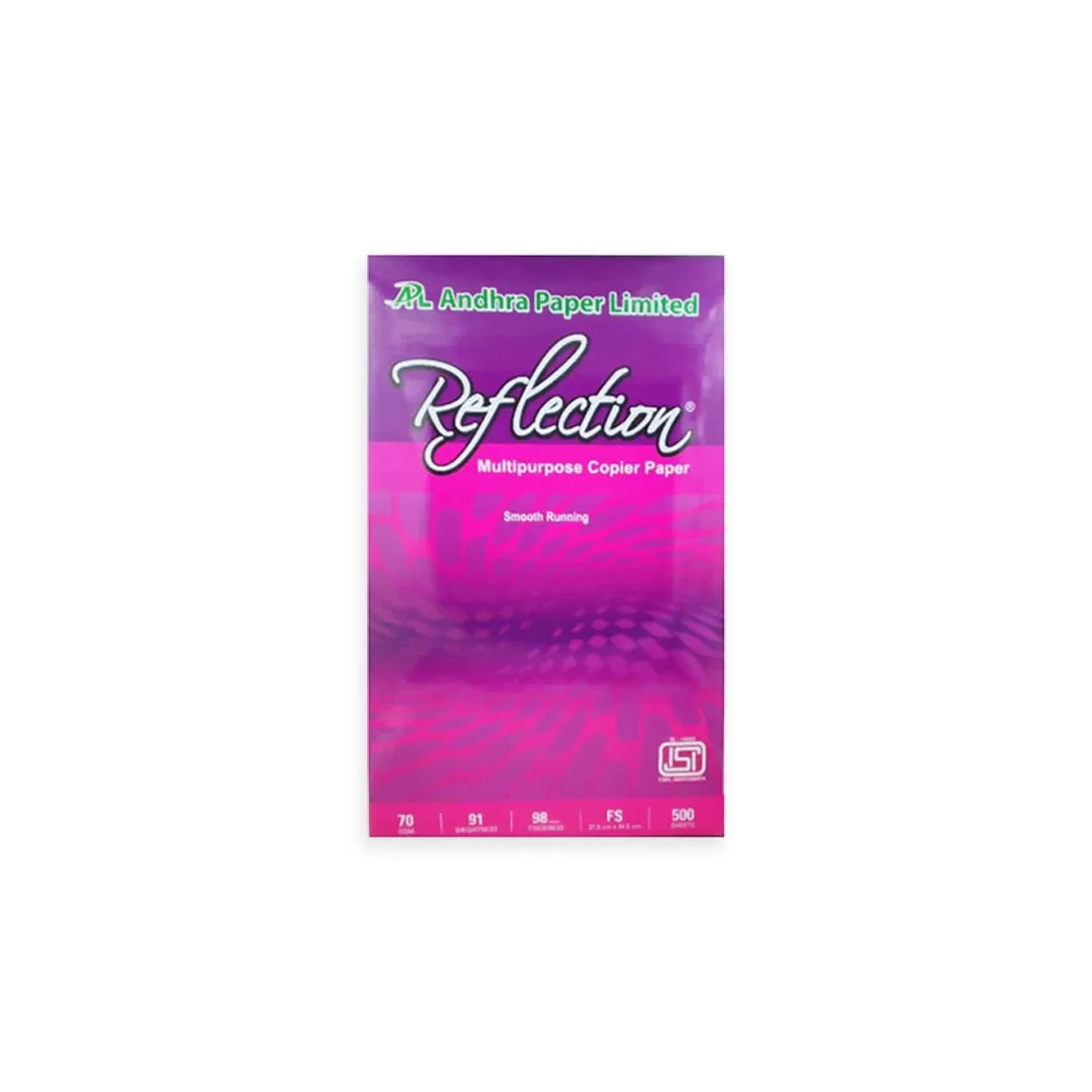 Reflection FS 70 GSM Copier Paper 1 Ream 500 Sheets – (Pack of 5) 2