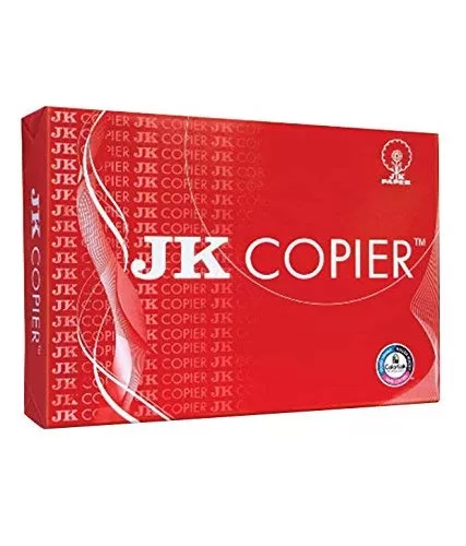 JK Copier Paper – A4 Size, 75 GSM 1 Ream, 500 Sheets – Pack of 10 3