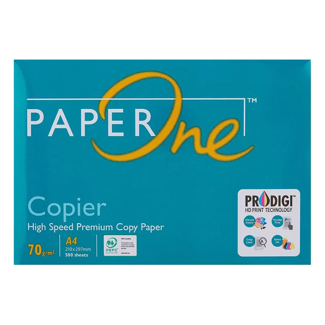 Paper One Copier Paper A4 – 70 GSM | 500 Sheets per Ream | Pack of 20 Reams | Premium Quality | Jam-Free Printing 2