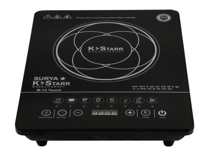 SURYA KSTAR 2000 W Induction Cooktop Touch Panel (Black, induction 01)(SURYA KSTAR 2000 W Induction Cooktop Touch Panel () 2