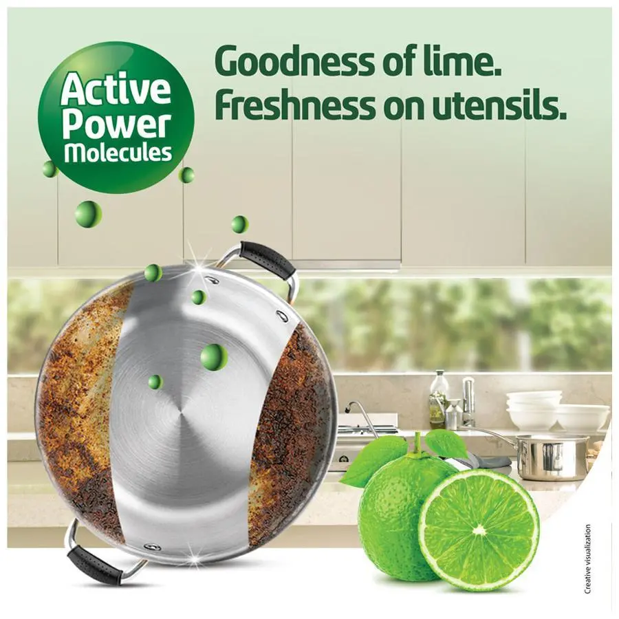 Pril – Dishwash Liquid Active Power Molecules Lime (425ml each) [Pack of 1] 5