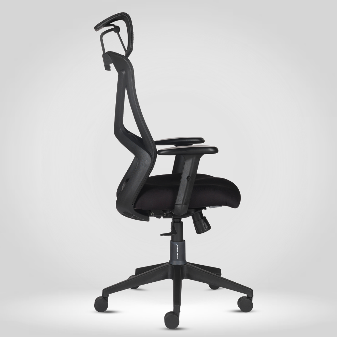 HUMAN METHOD SIENA ELITE Series Premium Office Chair Ergonomic High Back Black, HMSN01-EL01 3