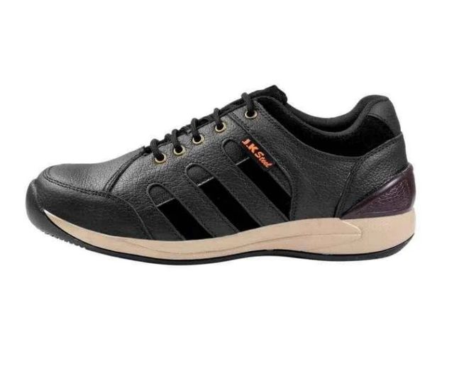 JK Steel JKPI003BK Steel Toe Work Safety Shoes, Size: 10 2