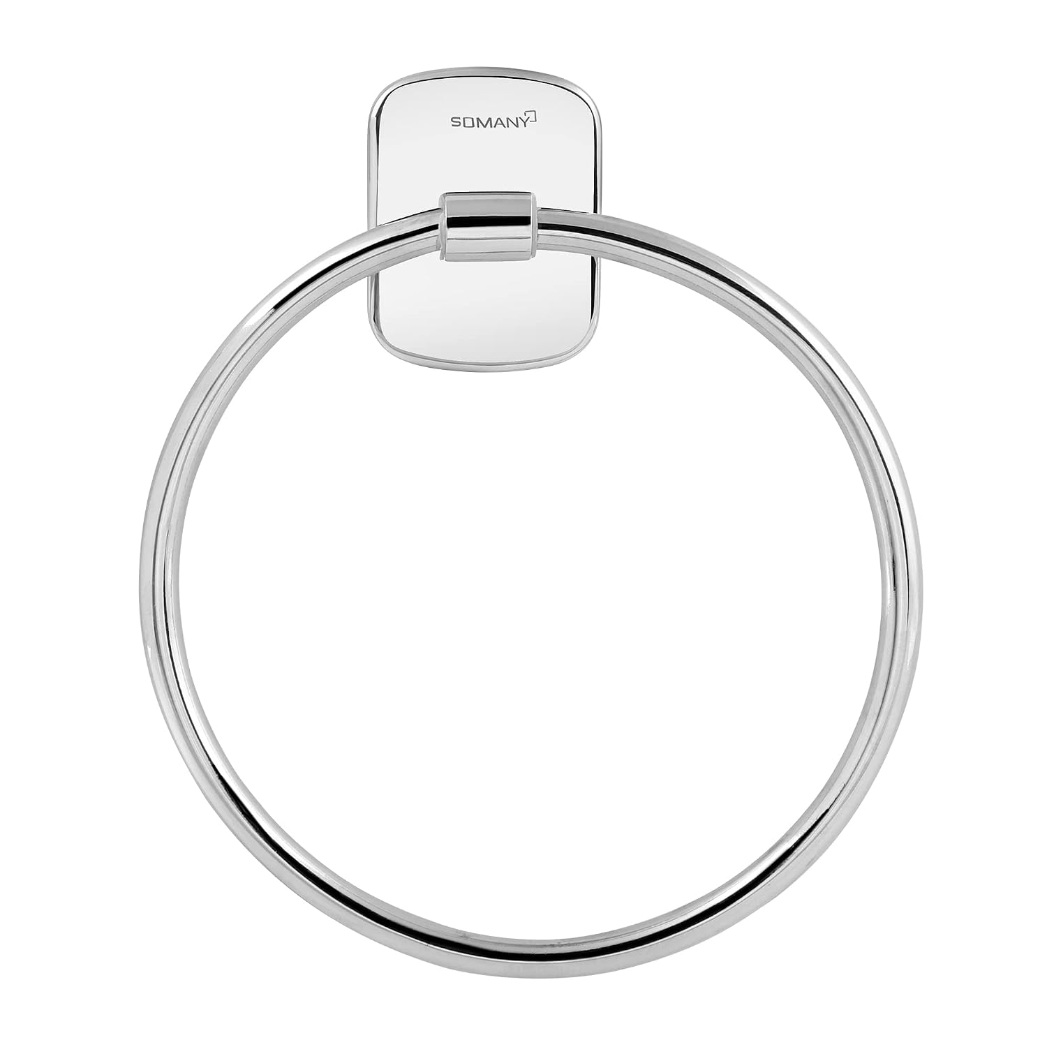 Somany Pinnacle Plus Brass Bath Towel Ring Holder for Bathroom/Wash Basin/Napkin-Towel Hanger/Bathroom Accessories(272130740071) 2