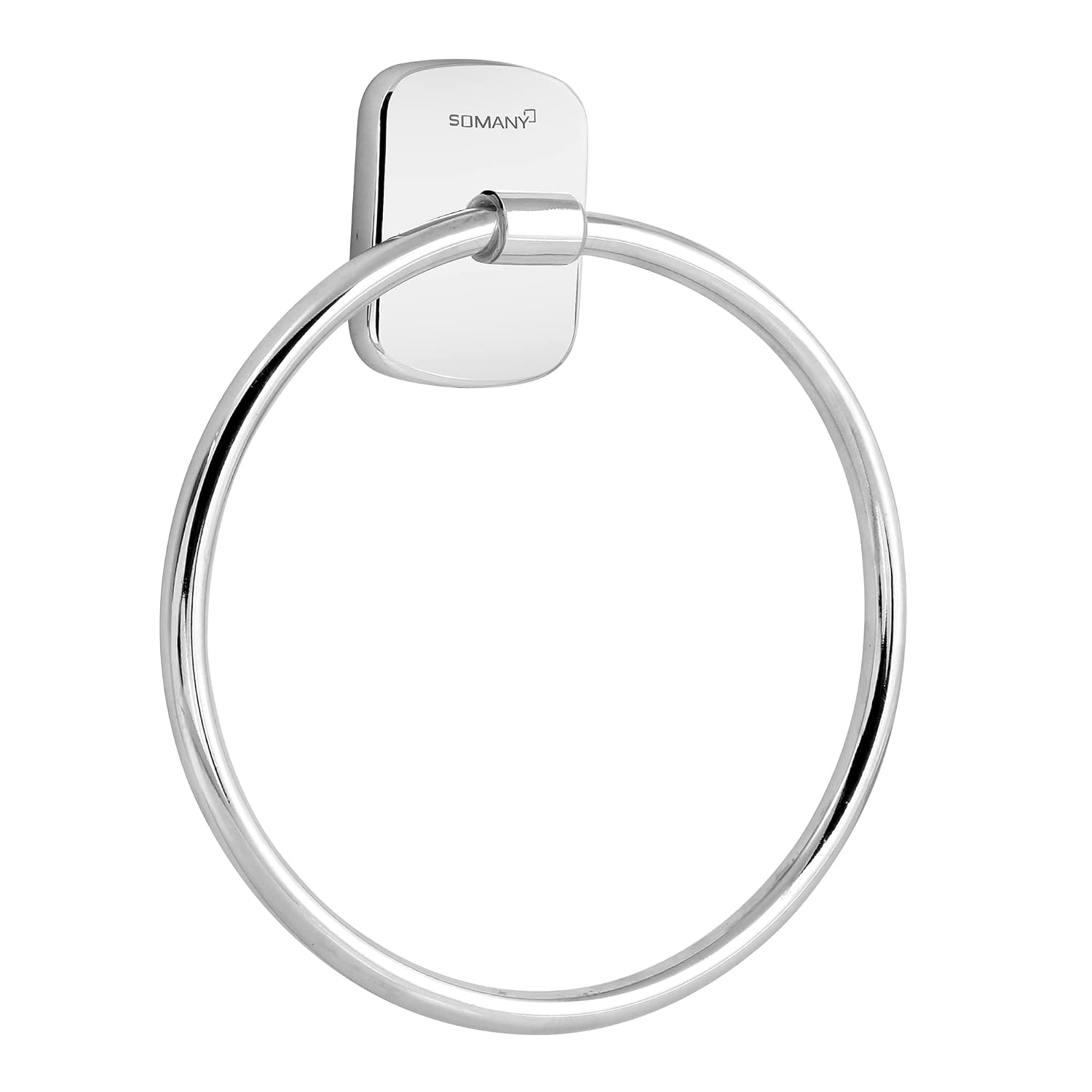 Somany Pinnacle Plus Brass Bath Towel Ring Holder for Bathroom/Wash Basin/Napkin-Towel Hanger/Bathroom Accessories(272130740071) 3