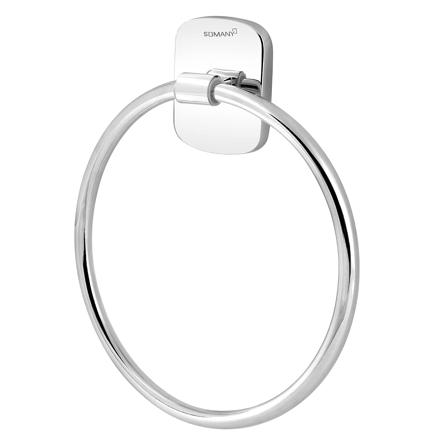 Somany Pinnacle Plus Brass Bath Towel Ring Holder for Bathroom/Wash Basin/Napkin-Towel Hanger/Bathroom Accessories(272130740071) 4