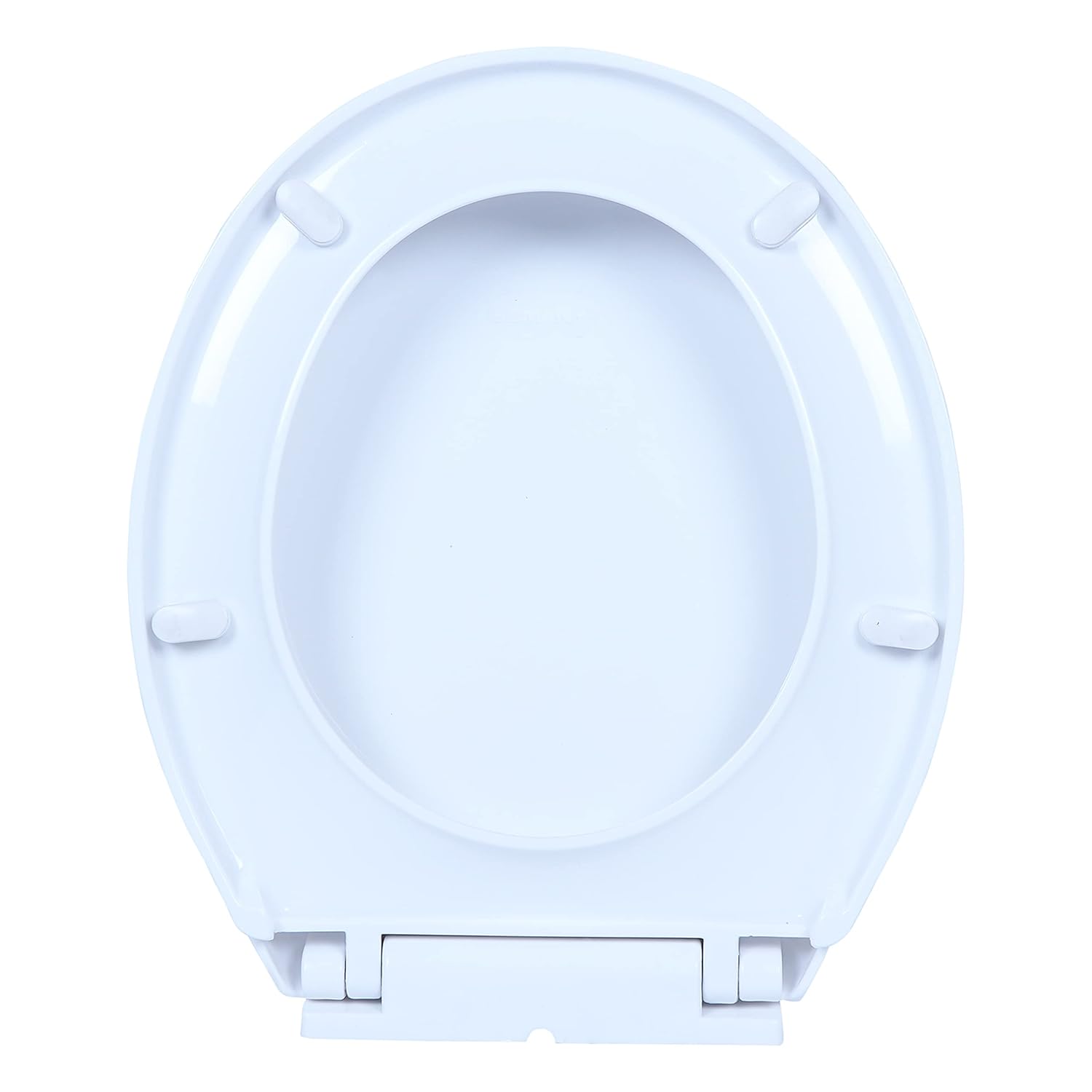 Compact Plastic Toilet Seat Cover Durable Oval Design(17118001184101) 4