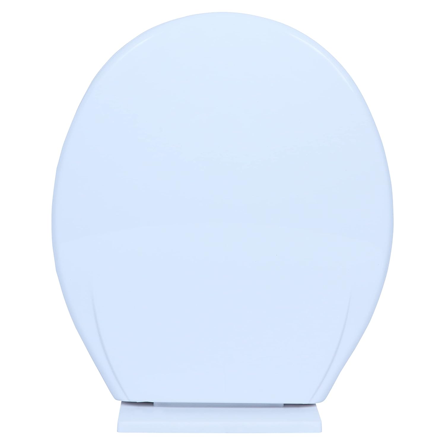 Compact Plastic Toilet Seat Cover Durable Oval Design(17118001184101) 5