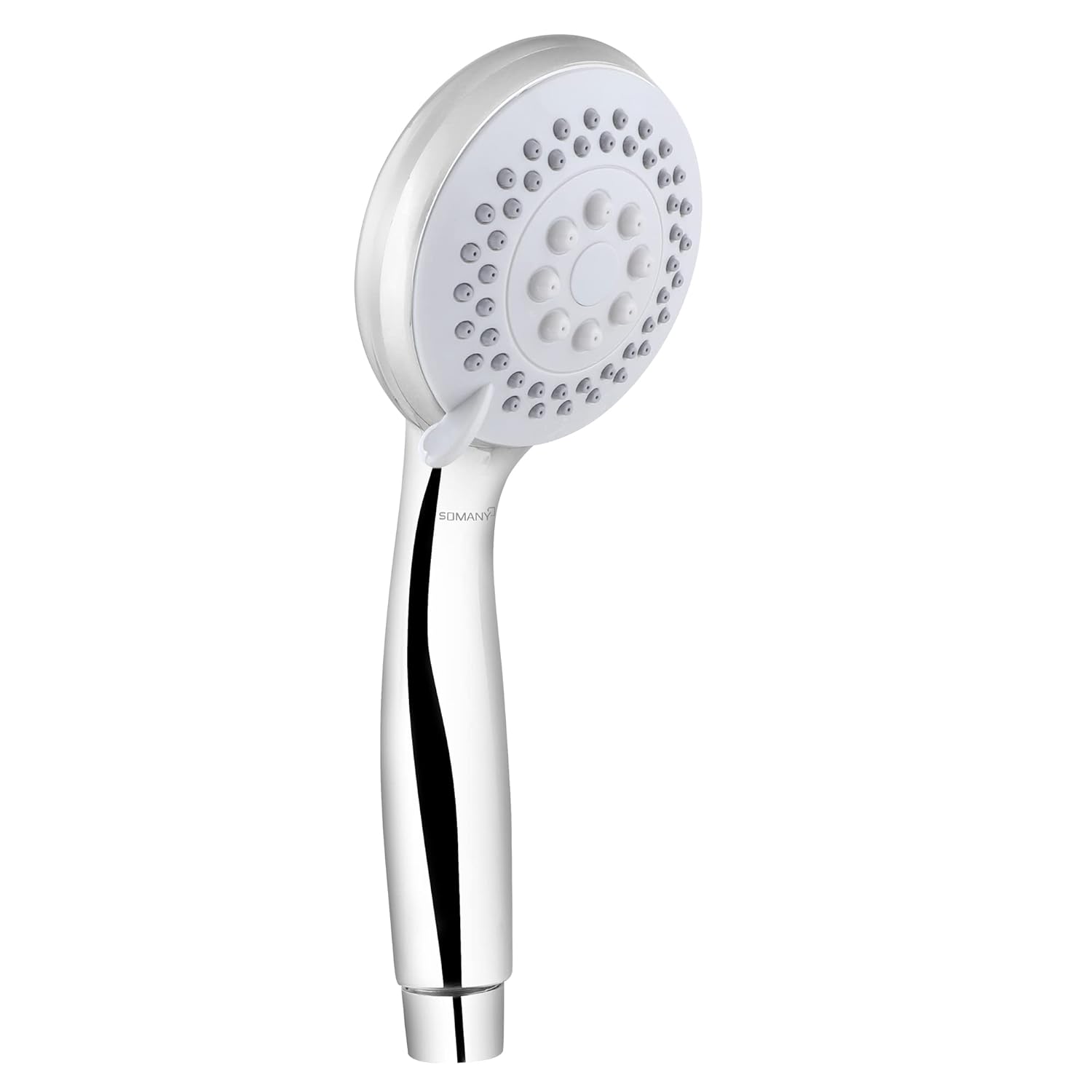 Somany Fresia 5 Function 5 Inch Hand Shower with 1.5 Meter Tube and Hook(272221120021) 2
