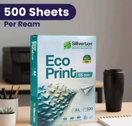 Sillverton 65 GSM A4 Copier Paper (Pack of 10 Ream)(Sillverton 65 GSM A4 Copier Paper (Pack of 10 Ream) 3