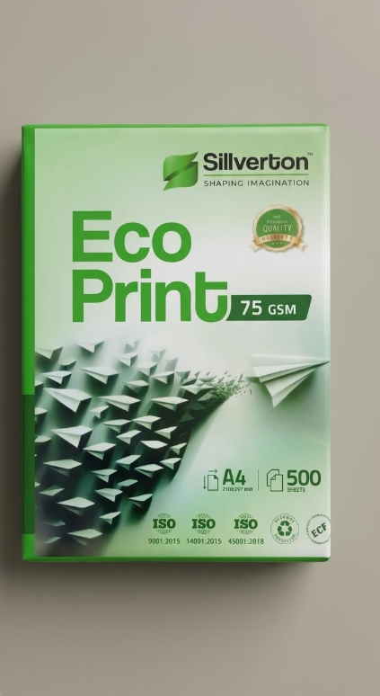 Sillverton Eco Print A4 Copier Paper, 75 GSM, 500 Sheets white sheets paper (Pack of 10 Ream)(Sillverton Eco Print A4 Copier Paper, 75 GSM, 500 ) 4