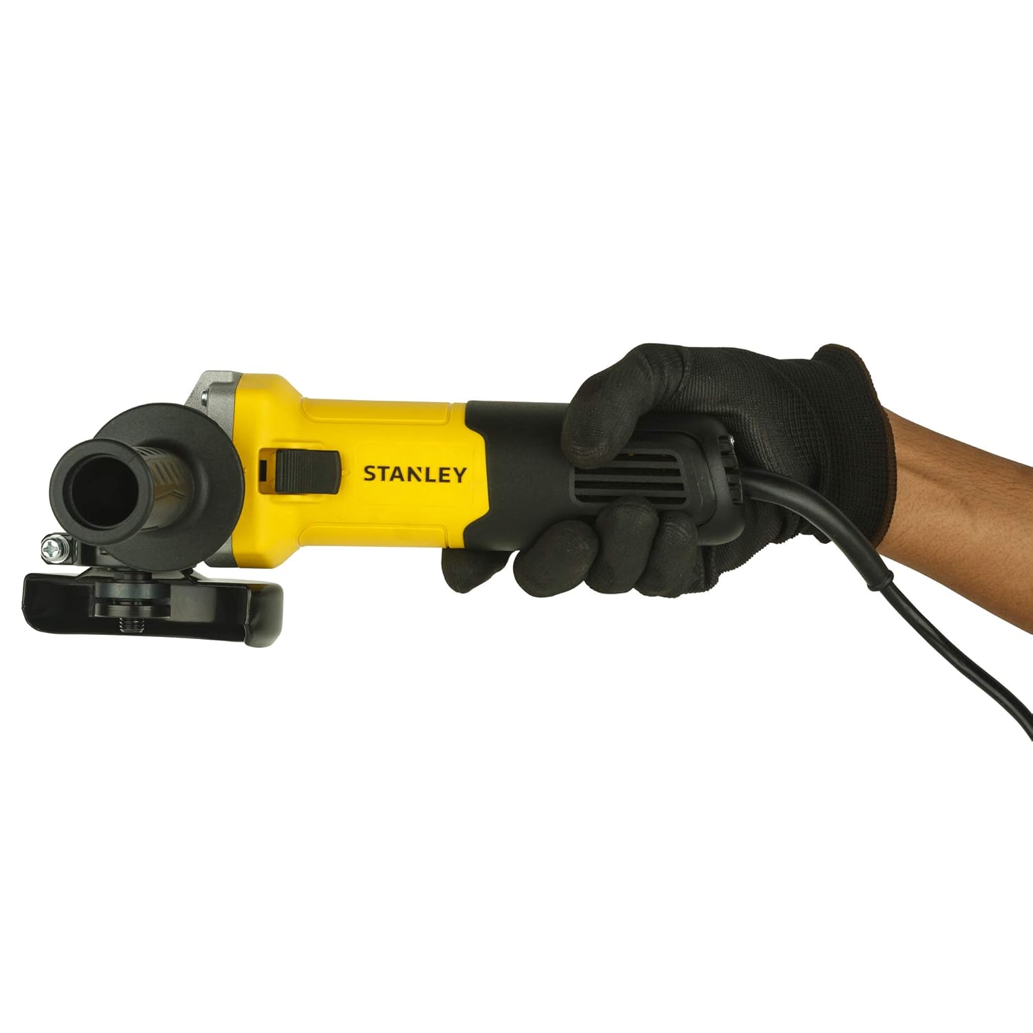 STANLEY SG7100-IN SLIM Small Angle Grinder, 179 mm Gripping Girth, 750 W High Performance Motor, 100mm Disc Diameter, Burst-Proof Guard And Spindle Lo(SG7100) 4