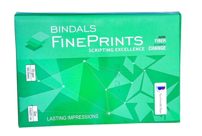 Bindal White Copier Paper | A4 Size | 70 GSM | 10 Reams & 500 Sheets per ream | Bright Plain Printing Paper | Fine Quality & Eco-friendly(Bindal White Copier Paper | A4 Size) 2