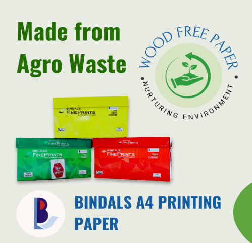 Bindal Fine Prints 75 GSM A4 Size Multipurpose Copier Paper 500 Sheets, White (Pack of 10 Ream)(Bindal Fine Prints 75 GSM A4 Size) 2