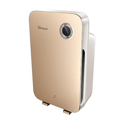 Whirlpool Purafresh W210 45W Air Purifier with 3-in-1 Filter, 210 m³/h CADR & 6th Sense Anion Shield 3