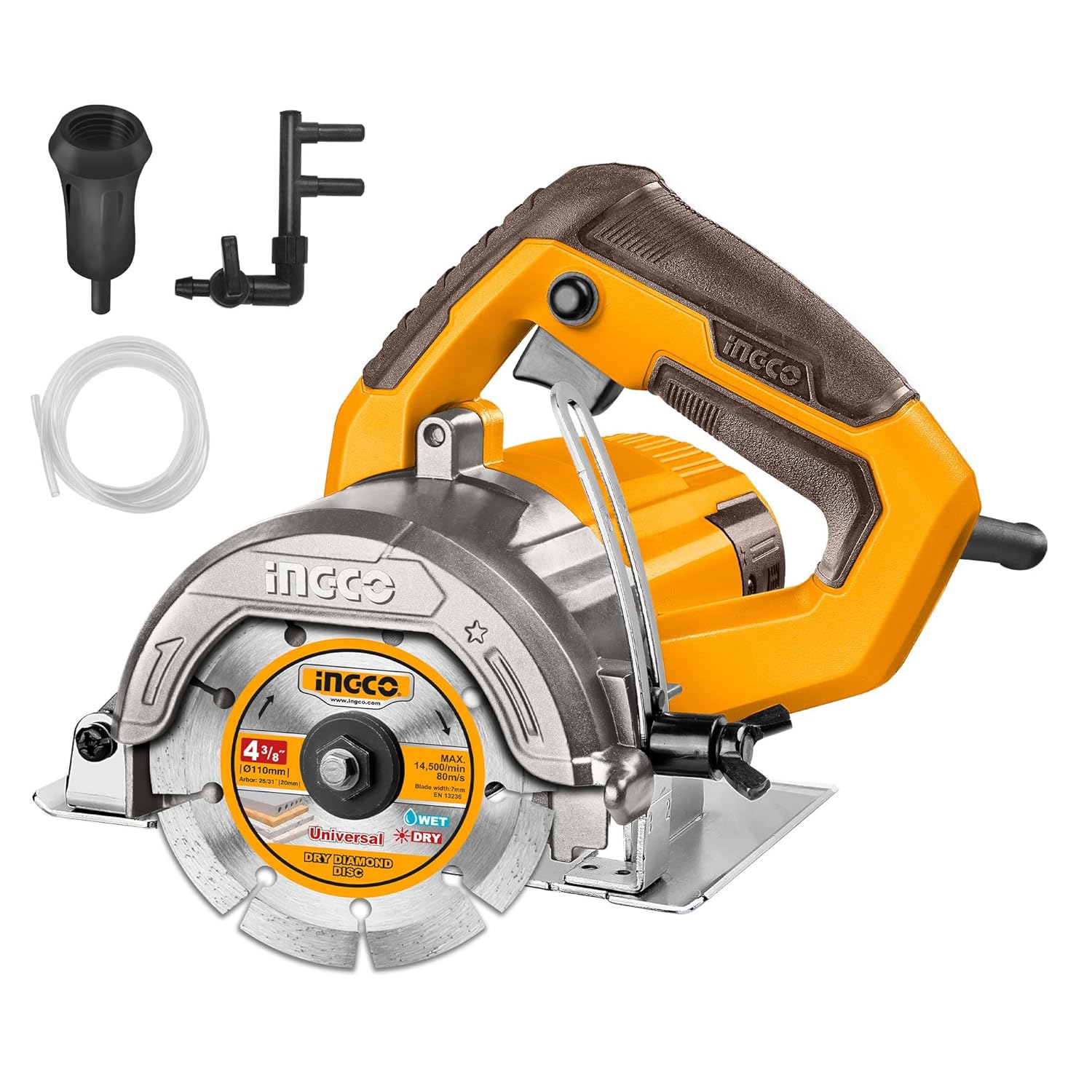 Ingco 110mm 1400 Watt Marble Cutter With Cutting Disc, 13000 RPM (MC140068)(MC140068) 2
