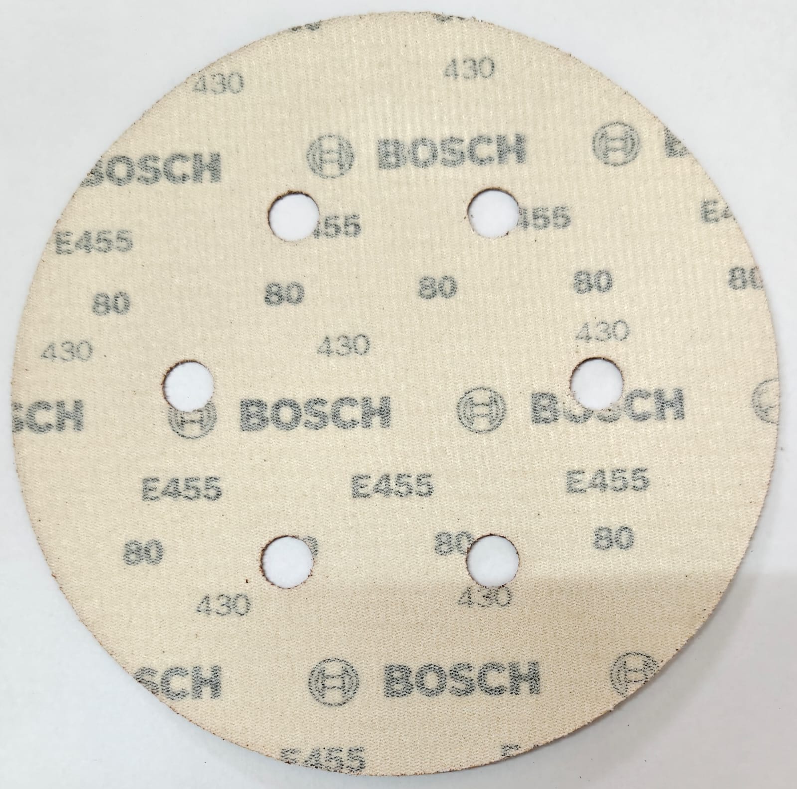 Bosch 125 mm / 120 Grit Hook & loop Velcro Sanding(Hook & loop Velcro Sanding Sheets) 2