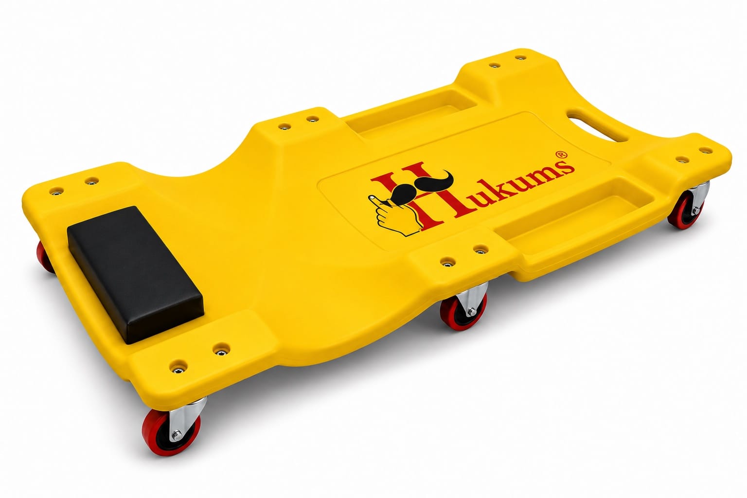 Hukums Heavy-Duty 40 inch Long Mechanic Creeper With Soft Padded Head Rest 2