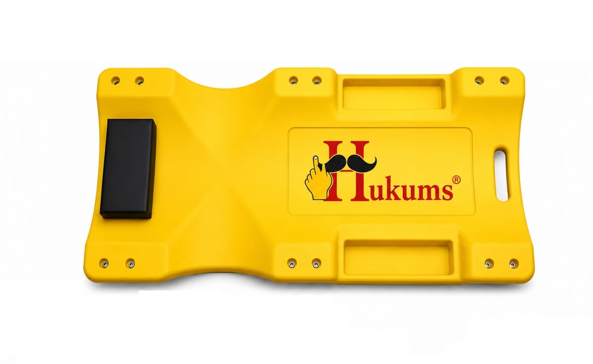 Hukums Heavy-Duty 40 inch Long Mechanic Creeper With Soft Padded Head Rest 3