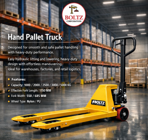 Boltz 2.5 Ton Hand Pallet Truck with 6 Months Warranty 3