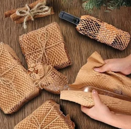 JPPL Honeycomb Paper Roll Ecofriendly in Brown Color-100Mtr 2