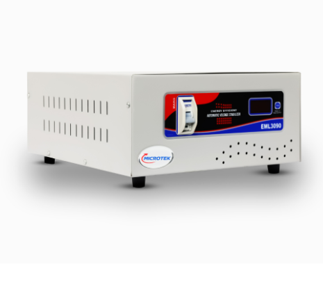 Microtek AUTOMATIC VOLTAGE STABILIZER EML 3090(90V–300V (For General Purpose)) 2