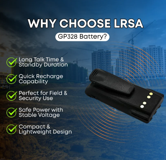 Walkie Talkie GP328 battery Li-Ion 2450mAh Rechargeable Battery-LRSA 4