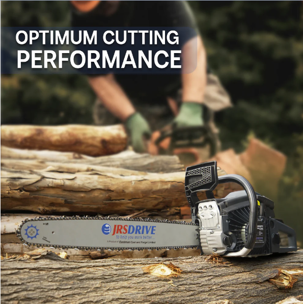 JRSDRIVE 58CC Gasoline Chainsaw (EPCS-5822ENP2) - Professional Heavy-Duty Wood Cutter with 22" Guide Bar 4