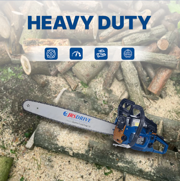 JRSDRIVE 58CC Gasoline Chainsaw (EPCS-5822ENP2) - Professional Heavy-Duty Wood Cutter with 22" Guide Bar 5