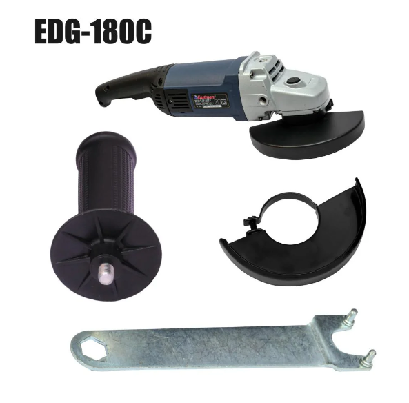 JRSDRIVE EDG-180C Angle Grinder – 2200W Heavy-Duty, 180mm Wheel, 8500 RPM 4