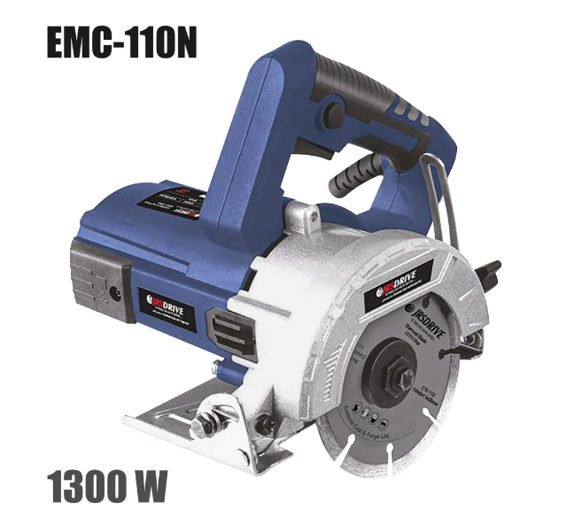 JRSDRIVE EMC-110N Marble Cutter 110mm (4-inch) - 1300W High Power Motor, 12000 RPM for Marble, Tile and Cutting 3