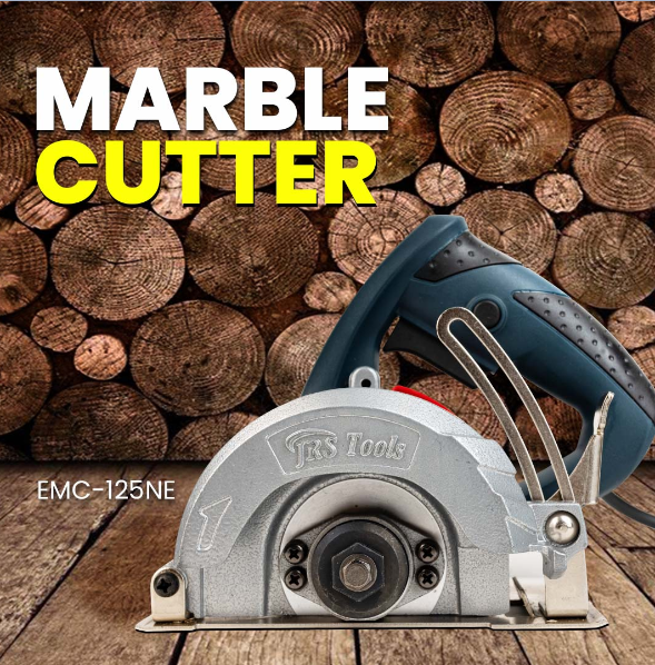 JRSDRIVE EMC-125NE Marble Cutter 125mm, 1680W High Power Motor with 12000 RPM for Marble, Granite, and Tile Cutting 3
