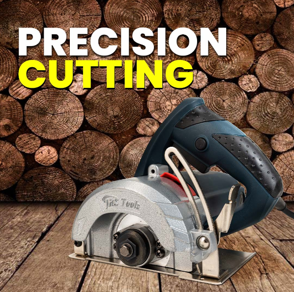 JRSDRIVE EMC-125NE Marble Cutter 125mm, 1680W High Power Motor with 12000 RPM for Marble, Granite, and Tile Cutting 4