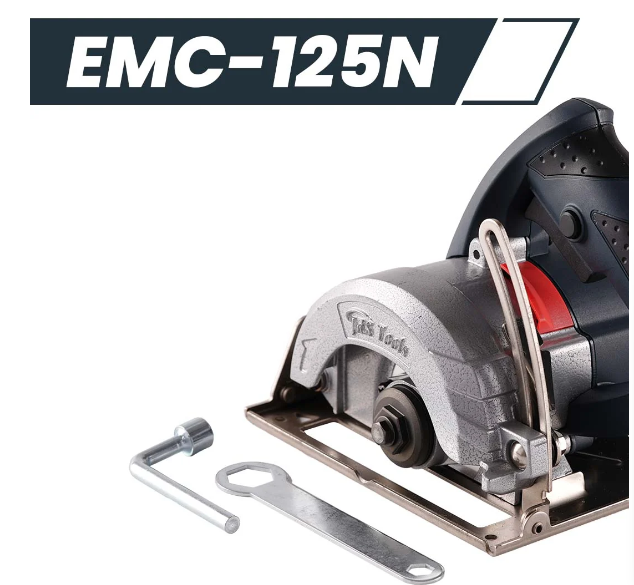 JRSDRIVE EMC-125N Professional Marble Cutter | 1680W Rated Power | 125mm Saw Disc Dia | 12000 RPM No-Load Speed 2