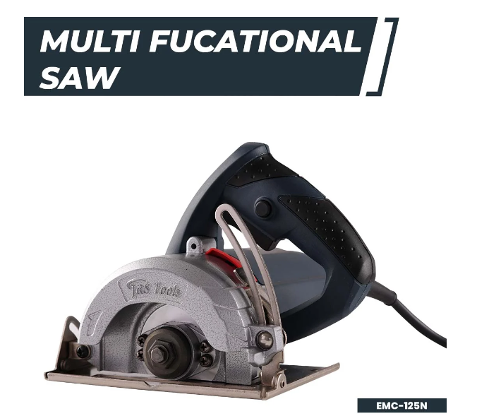 JRSDRIVE EMC-125N Professional Marble Cutter | 1680W Rated Power | 125mm Saw Disc Dia | 12000 RPM No-Load Speed 3