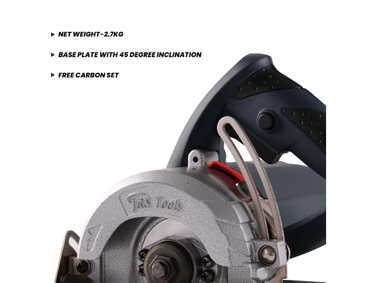 JRSDRIVE EMC-125N Professional Marble Cutter | 1680W Rated Power | 125mm Saw Disc Dia | 12000 RPM No-Load Speed 5